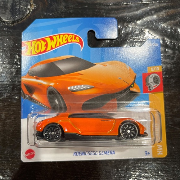 Brand New Hot Wheels Koenigsegg Gemera Orange/Gray Unopened - Picture 3 of 3